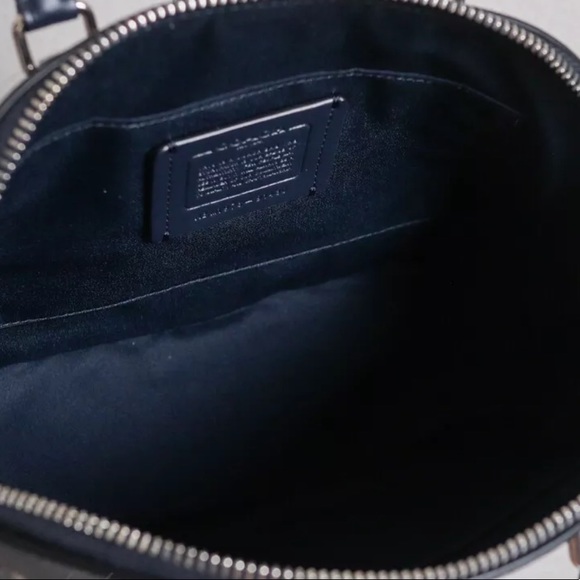 Coach Satchel/Crossbody Rose Print Midnight Floral - Picture 3 of 3